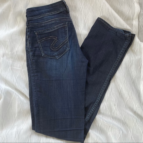 Silver Jeans Suki 17” Mid Rise - Skinny Size 27W - Picture 4 of 12